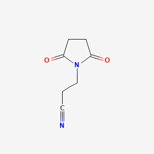 molecular formula C7H8N2O2 B1606575 3-(2,5-Dioxopyrrolidin-1-yl)propanenitrile CAS No. 81416-12-8
