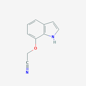 molecular formula C10H8N2O B160658 7-(氰甲氧基)吲哚 CAS No. 135328-50-6