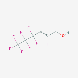 molecular formula C6H4F7IO B1606588 4,4,5,5,6,6,6-Heptafluoro-2-iodohex-2-en-1-ol CAS No. 92835-82-0