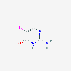 molecular formula C4H4IN3O B1606595 2-Amino-5-iodopyrimidin-4(1H)-one CAS No. 3993-79-1