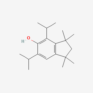 molecular formula C19H30O B1606596 4,6-Bis(isopropyl)-1,1,3,3-tetramethylindan-5-ol CAS No. 93892-40-1