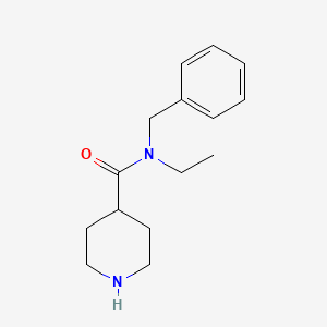 molecular formula C15H22N2O B1606608 N-benzyl-N-ethylpiperidine-4-carboxamide CAS No. 429639-61-2