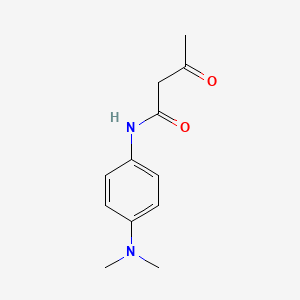 molecular formula C12H16N2O2 B1606610 N-[4-(Dimethylamino)phenyl]-3-oxobutanamide CAS No. 38659-86-8