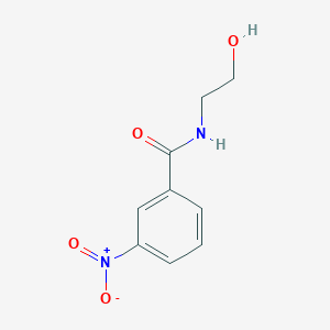molecular formula C9H10N2O4 B1606613 N-(2-羟乙基)-3-硝基苯甲酰胺 CAS No. 7399-69-1