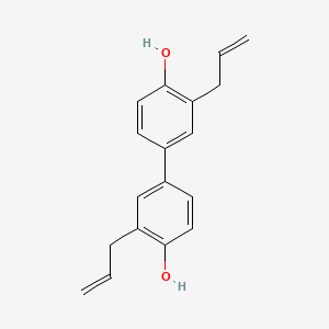 molecular formula C18H18O2 B1606615 2,2-Diallyl-4,4-biphenol CAS No. 6942-01-4
