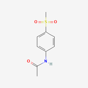 molecular formula C9H11NO3S B1606622 4'-(甲磺酰基)乙酰苯胺 CAS No. 22821-80-3