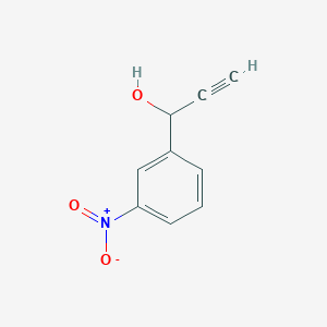 molecular formula C9H7NO3 B1606624 1-(3-硝基苯基)丙-2-炔-1-醇 CAS No. 83494-25-1