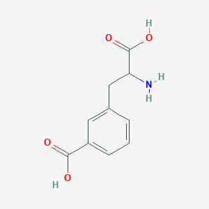 molecular formula C10H11NO4 B1606626 3-(2-Amino-2-carboxyethyl)benzoic acid CAS No. 2196-56-7
