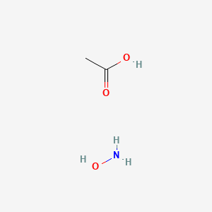 molecular formula C2H7NO3 B1606664 羟胺，乙酸盐（盐） CAS No. 22606-42-4