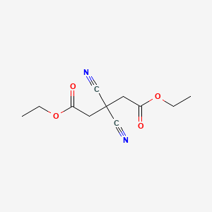 molecular formula C11H14N2O4 B1606673 Diethyl 3,3-dicyanopentanedioate CAS No. 77415-69-1
