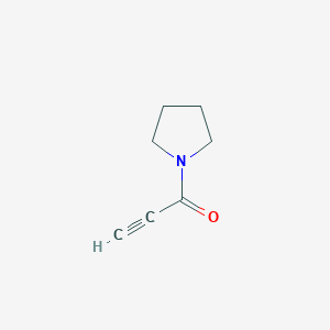 molecular formula C7H9NO B1606674 1-(吡咯烷-1-基)丙-2-炔-1-酮 CAS No. 82038-67-3