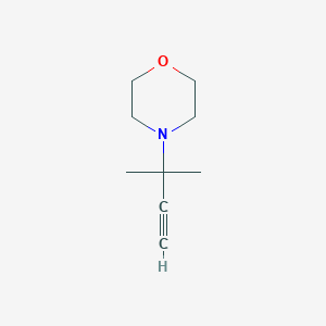 molecular formula C9H15NO B1606677 4-(2-Methylbut-3-yn-2-yl)morpholine CAS No. 7471-07-0