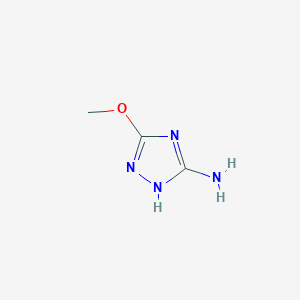 molecular formula C3H6N4O B1606686 5-甲氧基-1H-1,2,4-三唑-3-胺 CAS No. 51108-34-0
