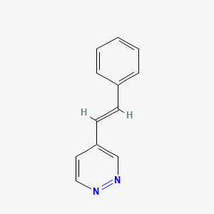 molecular formula C12H10N2 B1606690 4-Styrylpyridazine CAS No. 39816-19-8