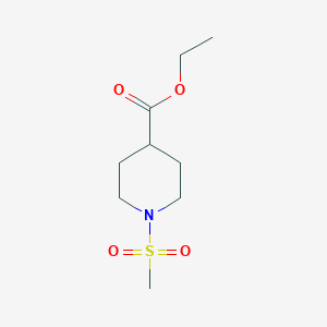 molecular formula C9H17NO4S B1606696 1-(甲磺酰基)哌啶-4-羧酸乙酯 CAS No. 217487-18-8