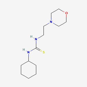 molecular formula C13H25N3OS B1606697 1-环己基-3-(2-吗啉基乙基)硫脲 CAS No. 21545-54-0