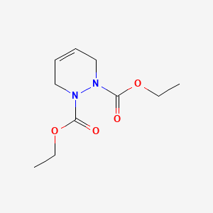 molecular formula C10H16N2O4 B1606703 Diethyl 3,6-dihydropyridazine-1,2-dicarboxylate CAS No. 35691-30-6