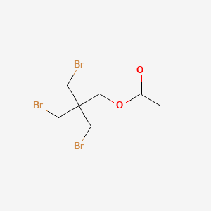 molecular formula C7H11Br3O2 B1606704 3-Bromo-2,2-bis(bromomethyl)propyl acetate CAS No. 3580-97-0