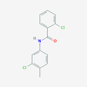 molecular formula C14H11Cl2NO B1606722 2-chloro-N-(3-chloro-4-methylphenyl)benzamide CAS No. 7017-26-7