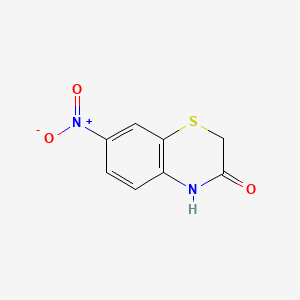 molecular formula C8H6N2O3S B1606724 7-Nitro-2H-benzo[b][1,4]thiazin-3(4H)-one CAS No. 21762-75-4