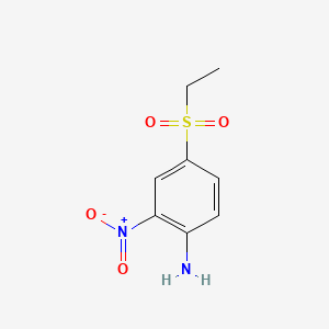 B1606728 Benzenamine, 4-(ethylsulfonyl)-2-nitro- CAS No. 23306-60-7