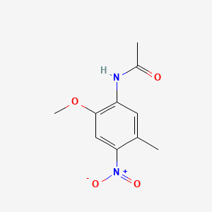 B1606731 Acetamide, N-(2-methoxy-5-methyl-4-nitrophenyl)- CAS No. 56843-30-2
