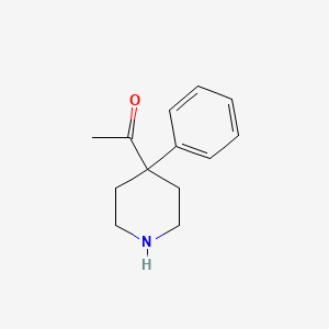 molecular formula C13H17NO B1606740 4-乙酰基-4-苯基哌啶 CAS No. 34798-80-6