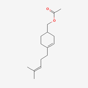 B1606742 4-(4-Methylpenten-3-yl)cyclohex-3-ene-1-methyl acetate CAS No. 53889-39-7