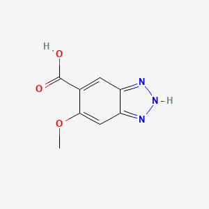 B1606747 6-Methoxy-1H-benzotriazole-5-carboxylic acid CAS No. 59338-92-0