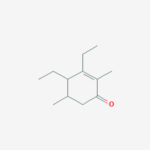 B1606750 Diethyldimethylcyclohex-2-en-1-one CAS No. 68845-36-3