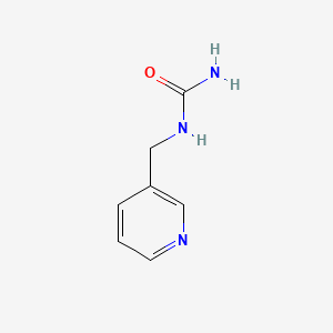 molecular formula C7H9N3O B1606760 尿素，(3-吡啶基甲基)- CAS No. 36226-32-1