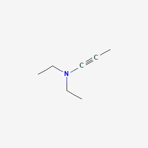 molecular formula C7H13N B1606777 Diethyl(1-propynyl)amine CAS No. 4231-35-0