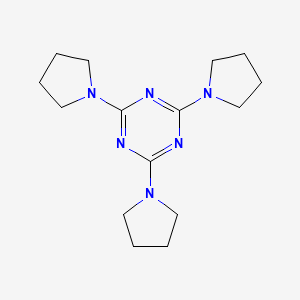 molecular formula C15H24N6 B1606784 2,4,6-Tris(pyrrolidin-1-yl)-1,3,5-triazine CAS No. 5794-91-2