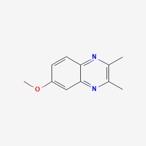 molecular formula C11H12N2O B1606790 6-甲氧基-2,3-二甲基喹喔啉 CAS No. 6637-22-5