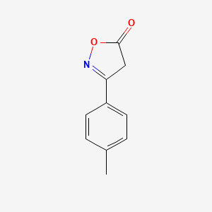 molecular formula C10H9NO2 B1606794 3-(4-Methylphenyl)-5(4H)-isoxazolone CAS No. 25755-82-2