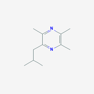 molecular formula C11H18N2 B1606802 2-Isobutyl-3,5,6-trimethylpyrazine CAS No. 46187-37-5
