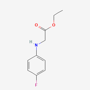 molecular formula C10H12FNO2 B1606823 2-(4-氟苯氨基)乙酸乙酯 CAS No. 2521-99-5