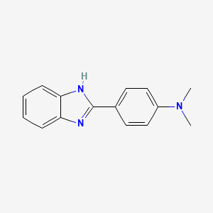 B1606832 4-(1H-benzimidazol-2-yl)-N,N-dimethylaniline CAS No. 2562-71-2
