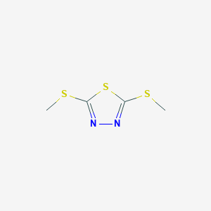 molecular formula C4H6N2S3 B1606845 2,5-双(甲硫基)-1,3,4-噻二唑 CAS No. 7653-69-2
