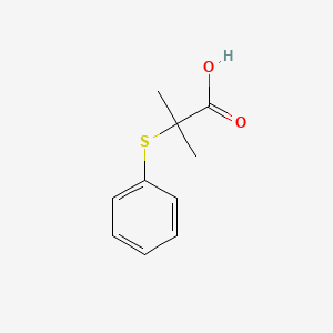 Propionic acid, 2-methyl-2-(phenylthio)-
