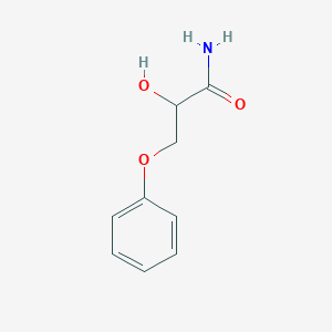 molecular formula C9H11NO3 B1606862 2-Hydroxy-3-phenoxypropanamide CAS No. 710-12-3