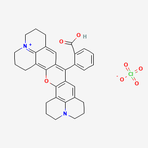 molecular formula C32H31ClN2O7 B1606875 Rhodamine 640 perchlorate CAS No. 72102-91-1