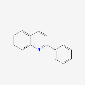 molecular formula C16H13N B1606933 4-Methyl-2-phenylquinoline CAS No. 4789-76-8