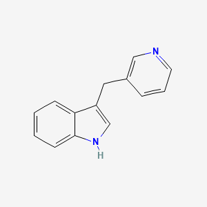 molecular formula C14H12N2 B1606934 3-(pyridin-3-ylmethyl)-1H-indole CAS No. 5275-04-7