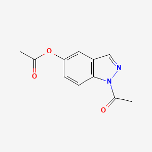 molecular formula C11H10N2O3 B1606941 1-Acetyl-1h-indazol-5-yl acetate CAS No. 36174-07-9