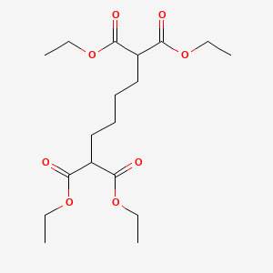 molecular formula C18H30O8 B1606943 Tetraethyl hexane-1,1,6,6-tetracarboxylate CAS No. 5394-84-3