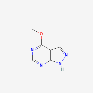 molecular formula C6H6N4O B1606944 4-methoxy-1H-pyrazolo[3,4-d]pyrimidine CAS No. 5399-93-9
