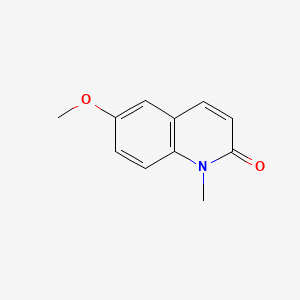 molecular formula C11H11NO2 B1606945 6-Methoxy-1-methyl-2(1H)-quinolinone CAS No. 5392-11-0