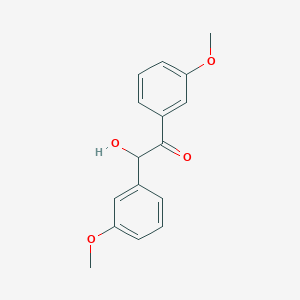 molecular formula C16H16O4 B1606950 2-Hydroxy-1,2-bis(3-methoxyphenyl)ethanone CAS No. 6706-95-2