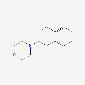 molecular formula C14H19NO B1606965 4-(1,2,3,4-Tetrahydronaphthalen-2-yl)morpholine CAS No. 126684-45-5